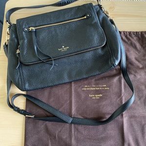 Kate spade large crossbody bag leather